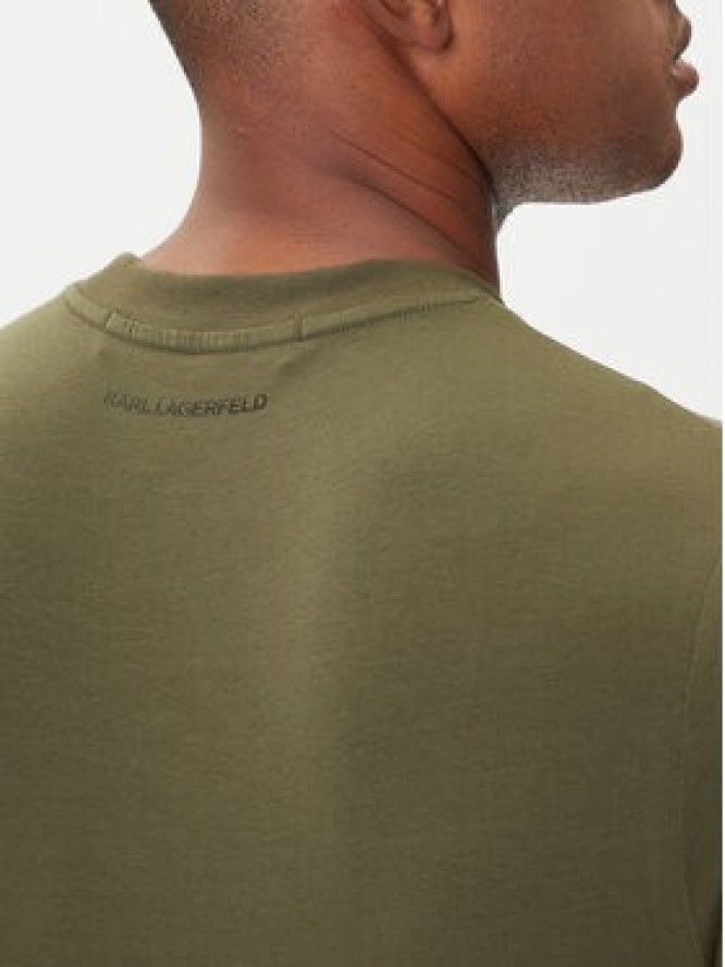 KARL LAGERFELD T-Shirt 755032 554221 Zielony Regular Fit