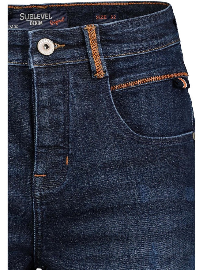 Sublevel Bermudy dżinsowe w kolorze granatowym rozmiar: W29