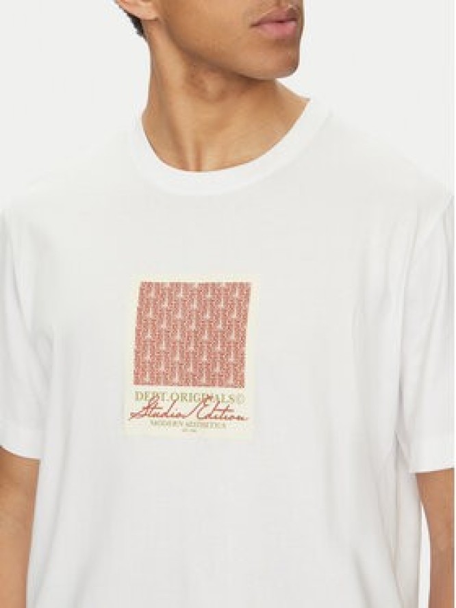 Jack & Jones T-Shirt Islington 12273019 Biały Loose Fit