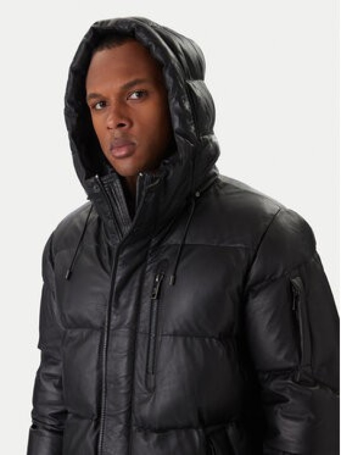 Milestone Kurtka skórzana MS Piero 531040 20740 Czarny Regular Fit