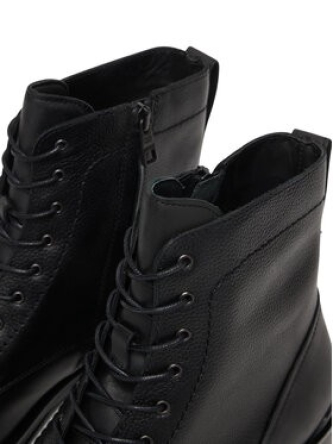 Tommy Hilfiger Kozaki Corporate FM0FM05577 Czarny