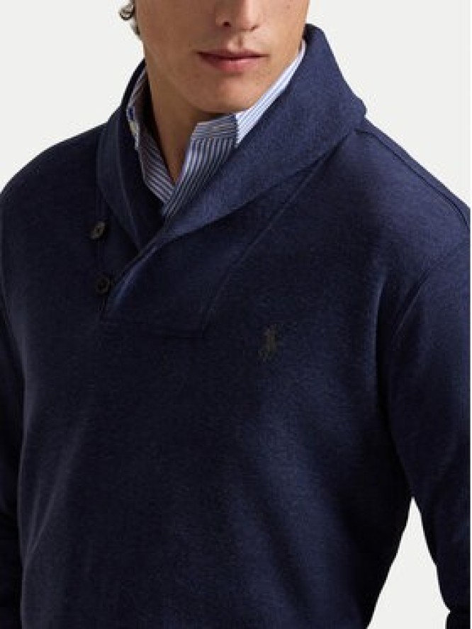 Polo Ralph Lauren Sweter 710877989001 Granatowy Regular Fit