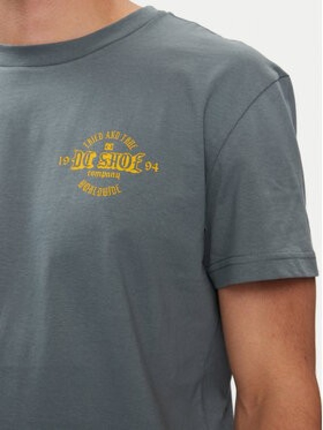 DC Shoes T-Shirt Chain Gang Tss ADYZT05348 Szary Regular Fit