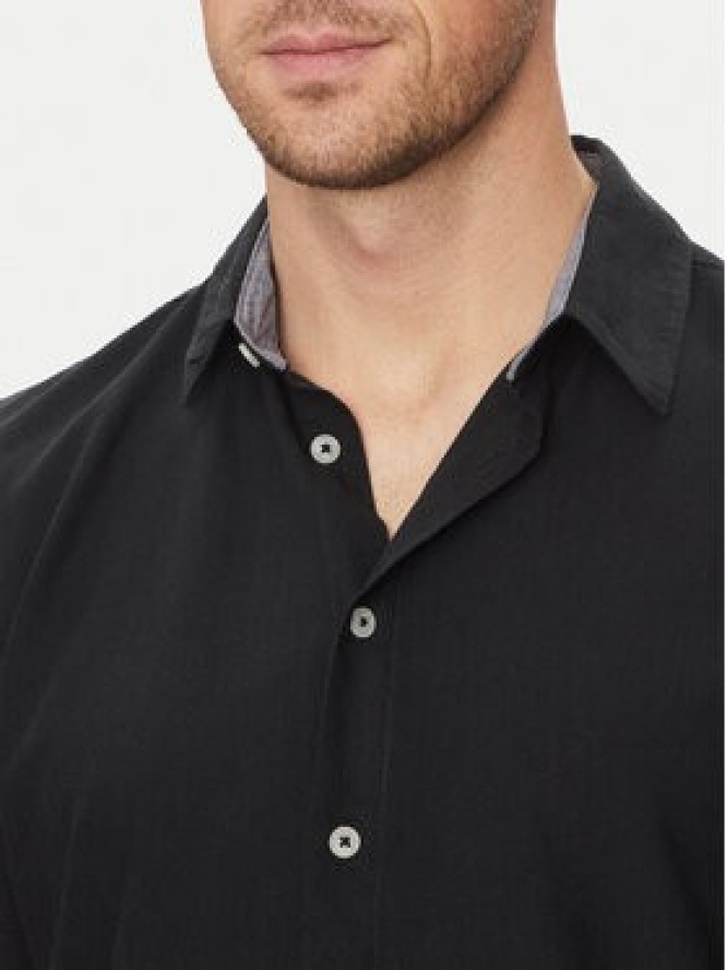 Blend Koszula 20717866 Czarny Regular Fit