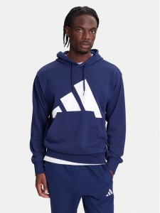 adidas Bluza Essentials Big Logo JE8890 Granatowy Regular Fit