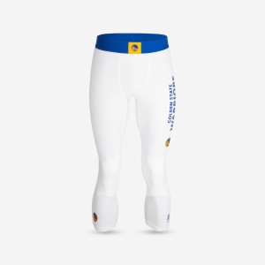 Legginsy 3/4 do koszykówki unisex NBA Tarmak 500 Golden State Warriors