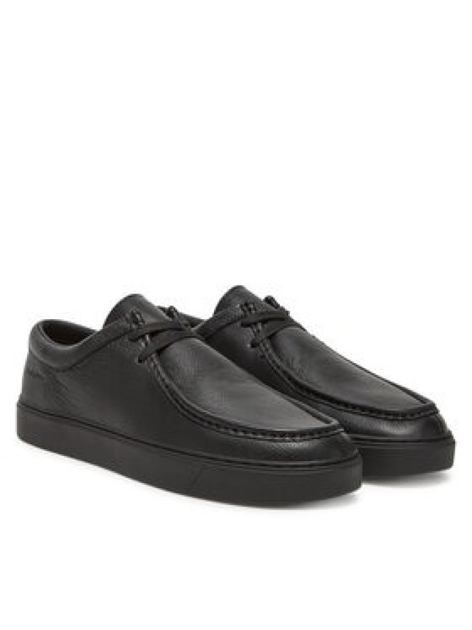 Calvin Klein Półbuty Hybrid Apron Lace Up Lth HM0HM01893 Czarny