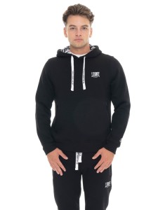 Męska zimowa bluza z kapturem z małym logo Leone 1947 Soft Basic