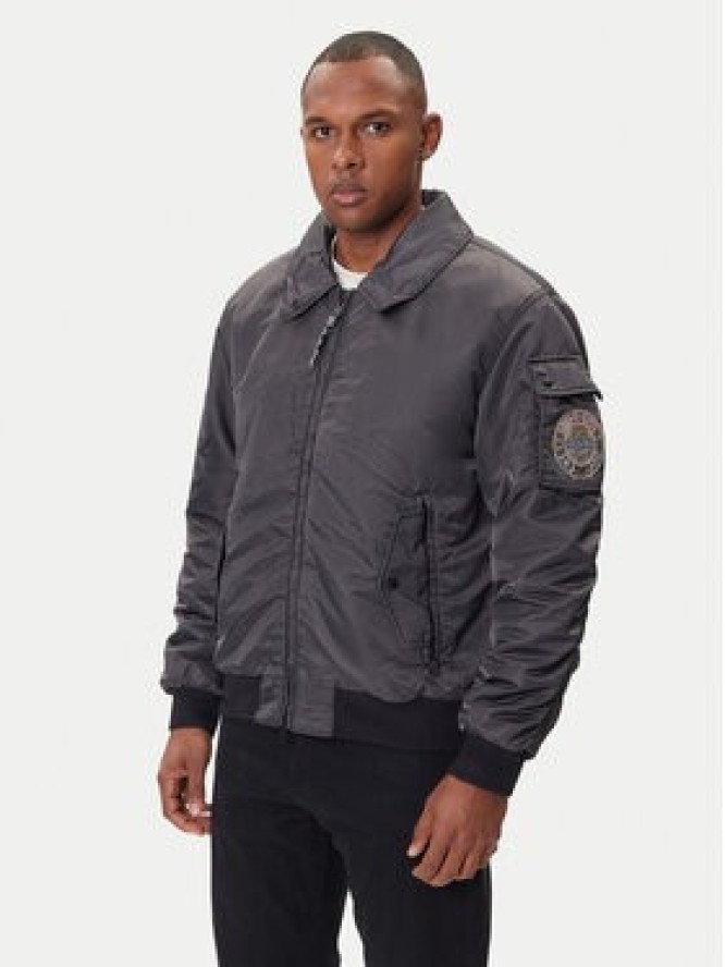 Napapijri Kurtka bomber A-Nemes NP0A891X Czarny Regular Fit