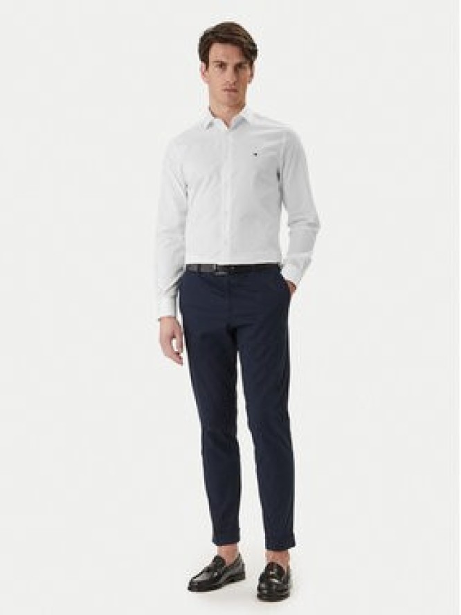 Tommy Hilfiger Koszula MW0MW38347 Biały Slim Fit