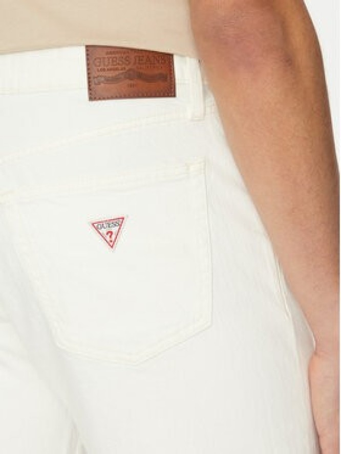 Guess Jeans Jeansy M5GA1B D5OC1 Beżowy Straight Fit