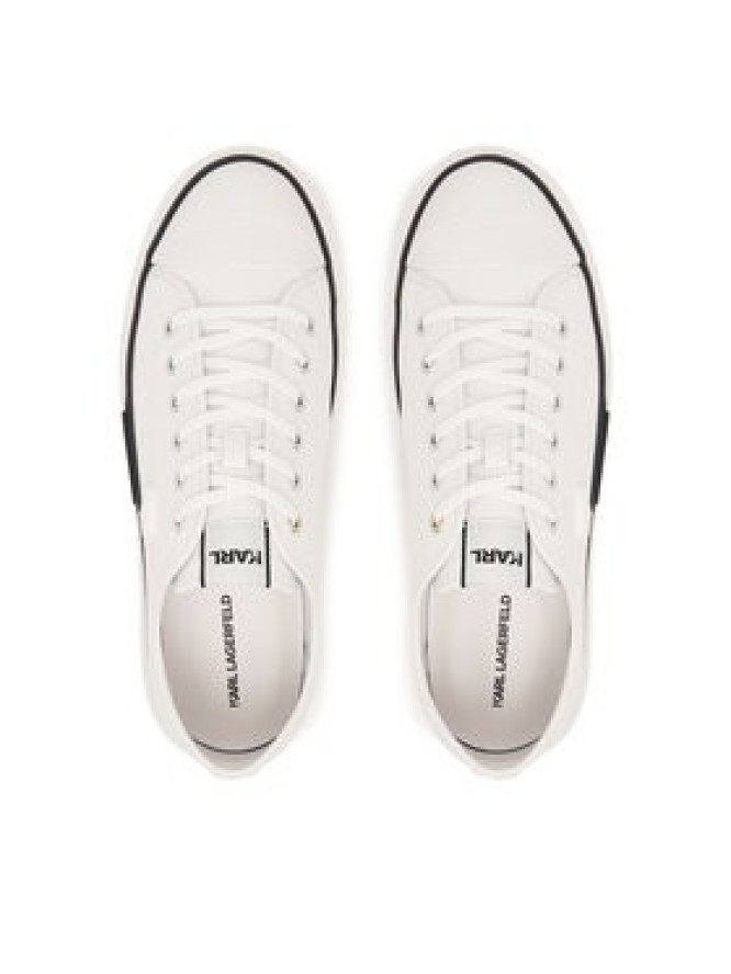 KARL LAGERFELD Trampki Kampus Max III KL50470N Biały