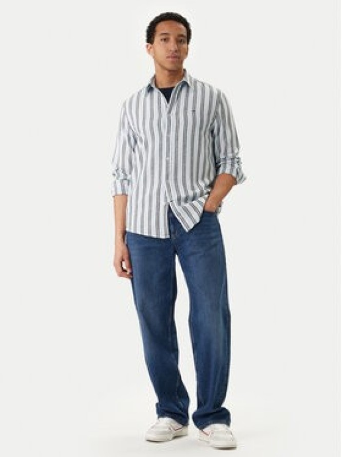 Tommy Jeans Koszula DM0DM22755 Błękitny Regular Fit