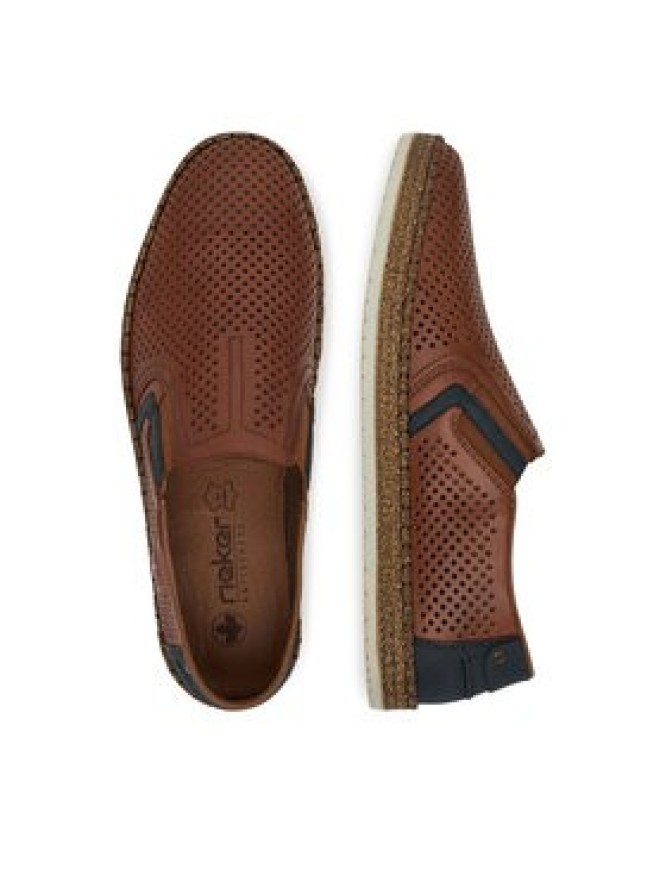 Rieker Półbuty B5297-24 Brązowy