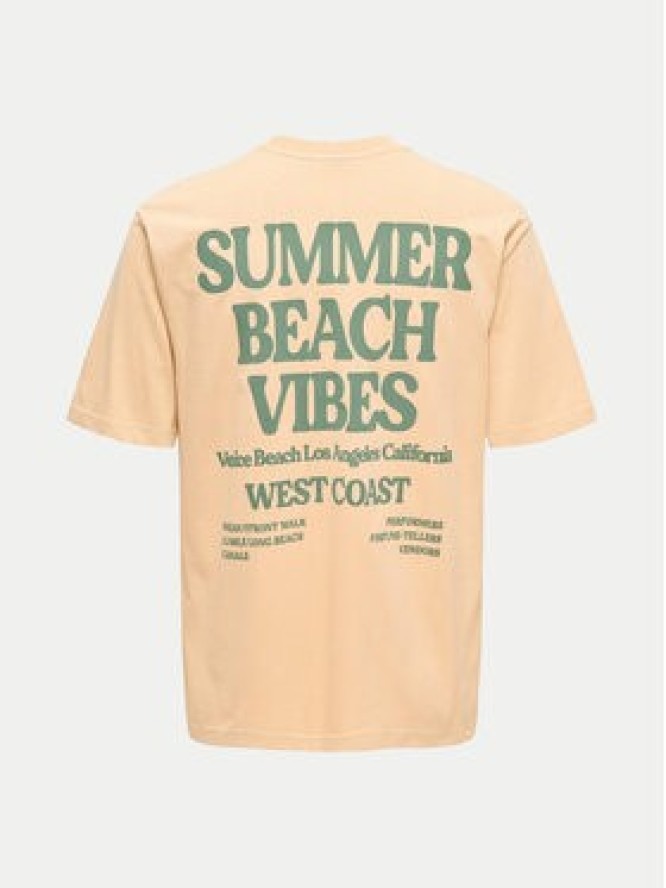 Only & Sons T-Shirt Kenny 22028736 Różowy Relaxed Fit