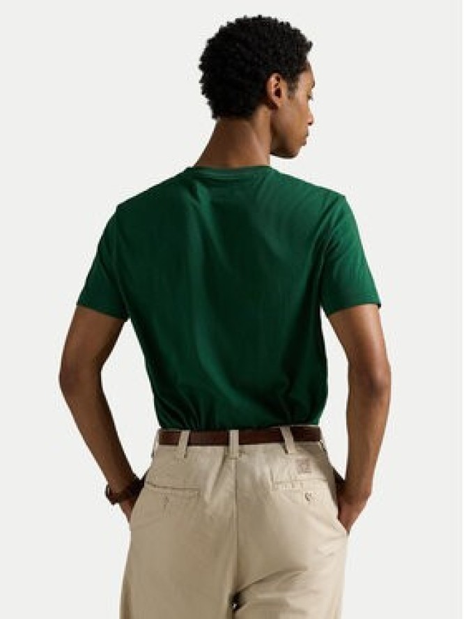 Polo Ralph Lauren T-Shirt 710671438461 Zielony Custom Slim Fit