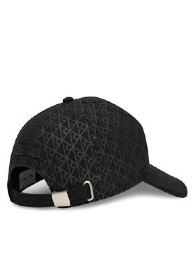 Calvin Klein Czapka z daszkiem Emblem Print W Leather Patch Cap LV04D5029G Czarny