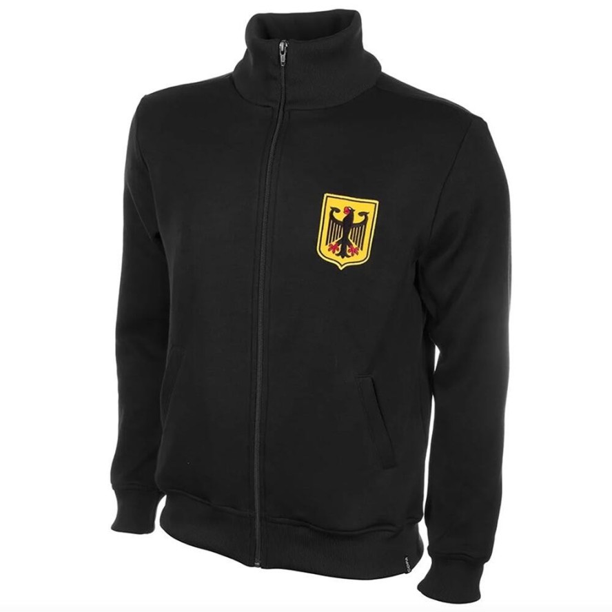 Niemcy 1960's - Retro kurtka piłkarska - Czarna – COPA Football