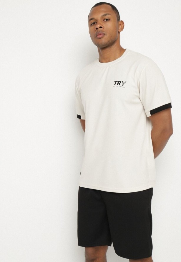 Czarne Szorty Bermudy ze Ściągaczem w Pasie i Kieszeniami Nilina