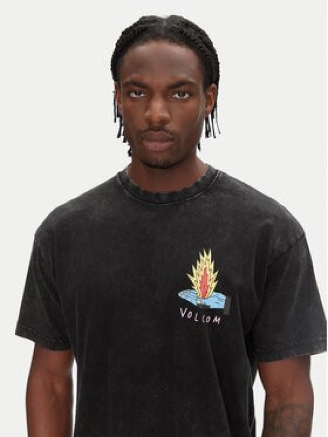Volcom T-Shirt Bob Moleema 1 A4312553 Czarny Loose Fit