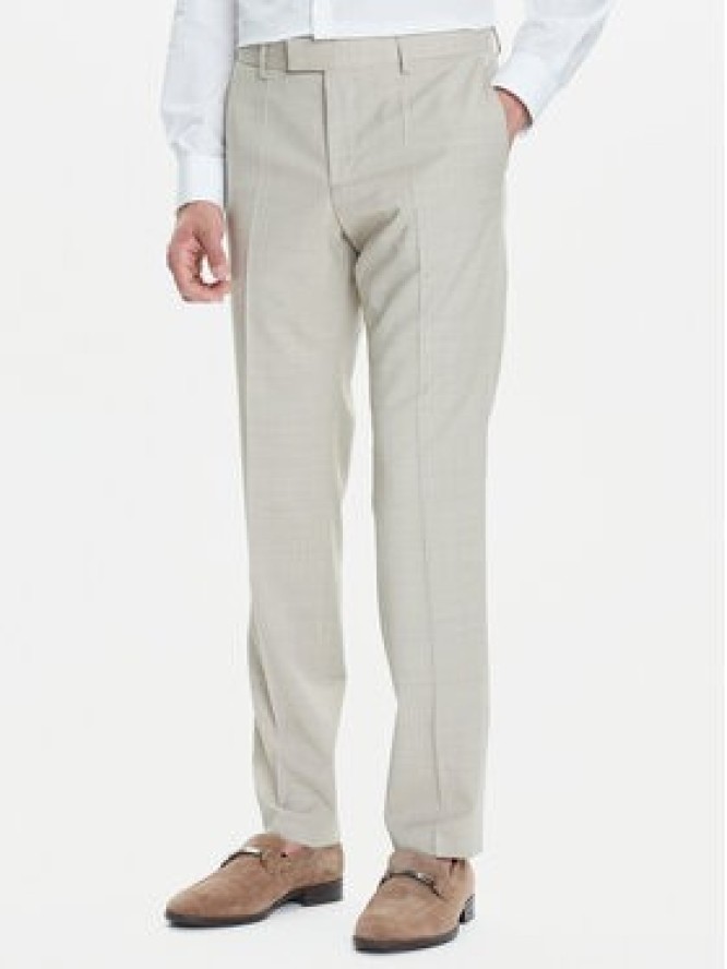BOSS Garnitur H-Huge 50546099 Beżowy Slim Fit