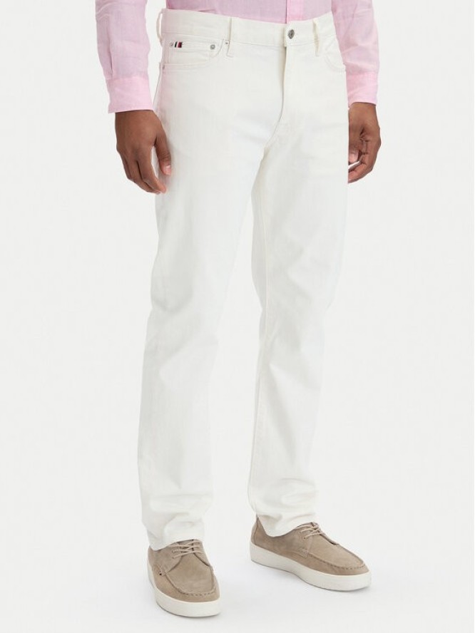 Tommy Hilfiger Jeansy MW0MW42895 Biały Slim Fit