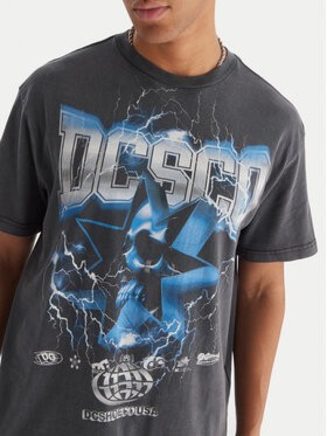 DC Shoes T-Shirt Skull Shock EDYZT0435 Czarny Regular Fit