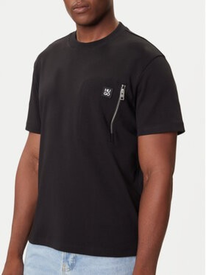 HUGO T-Shirt Dargentee 50542566 Czarny Relaxed Fit