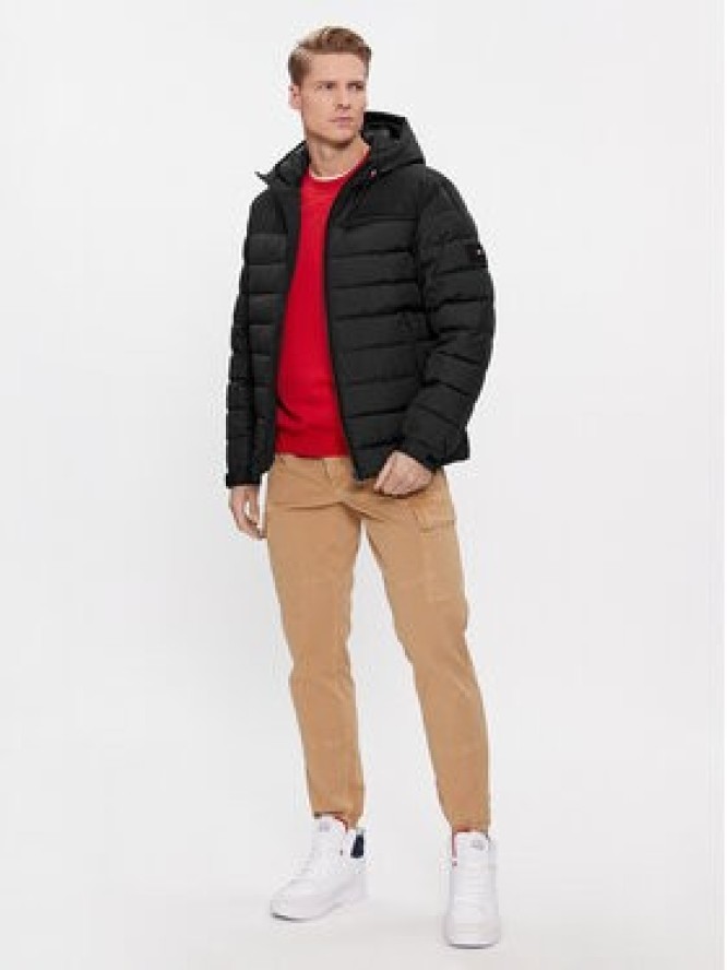 Tommy Hilfiger Kurtka przejściowa MW0MW33735 Czarny Regular Fit