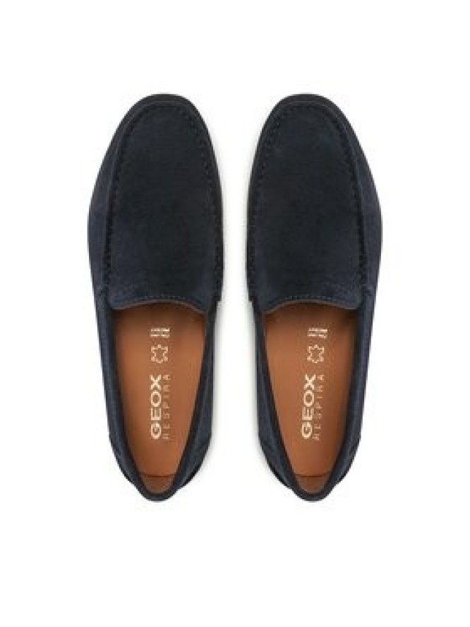 Geox Mokasyny U Siron U32Q3A00022C4002 Granatowy