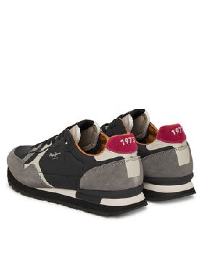 Pepe Jeans Sneakersy Brit Prints M PMS400002 Szary