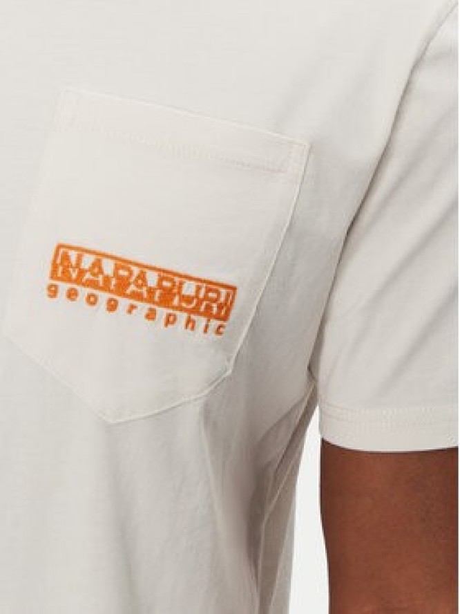 Napapijri T-Shirt S-Murlo NP0A4IEJN1A1 Biały Regular Fit