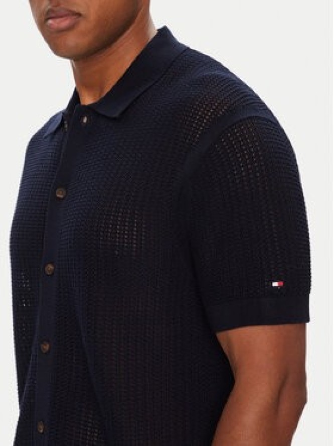 Tommy Hilfiger Koszula MW0MW39530 Granatowy Regular Fit