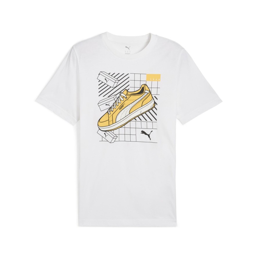 Męska koszulka Graphics Sneaker PUMA White