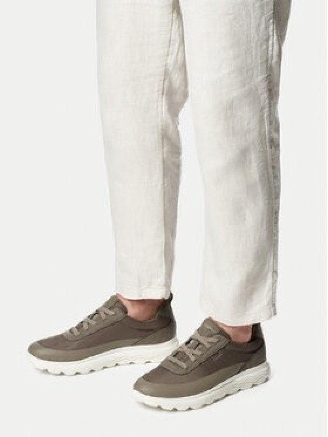 Geox Sneakersy U Spherica U46BYA 014EK C1018 Brązowy