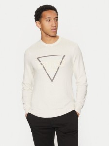 Guess Sweter M5RR02 Z3KI1 Écru Regular Fit