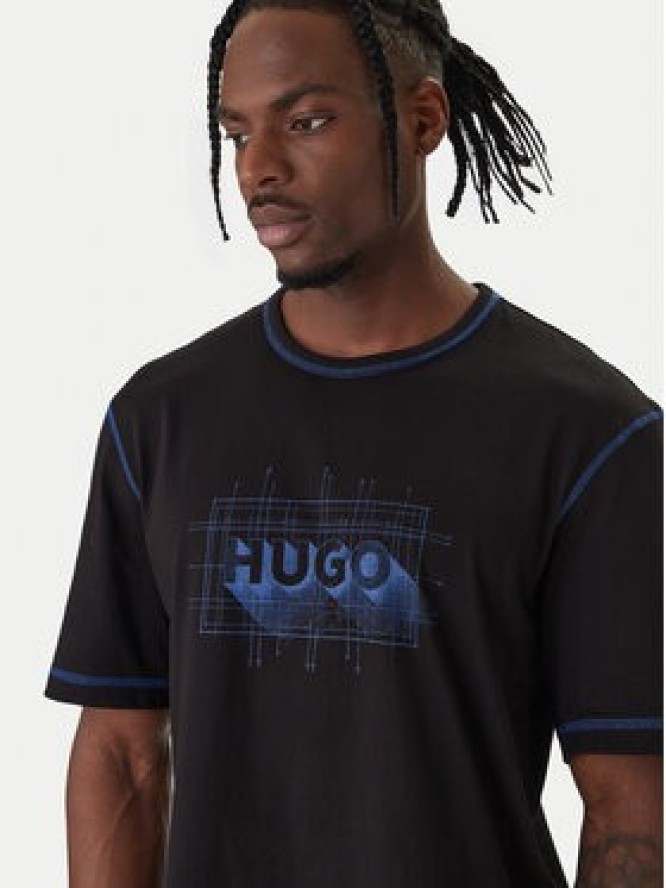 HUGO T-Shirt Nothal 50553498 Czarny Regular Fit