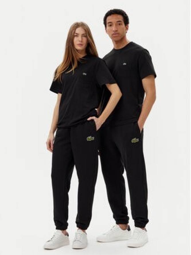 Lacoste T-Shirt TH2827 Czarny Regular Fit