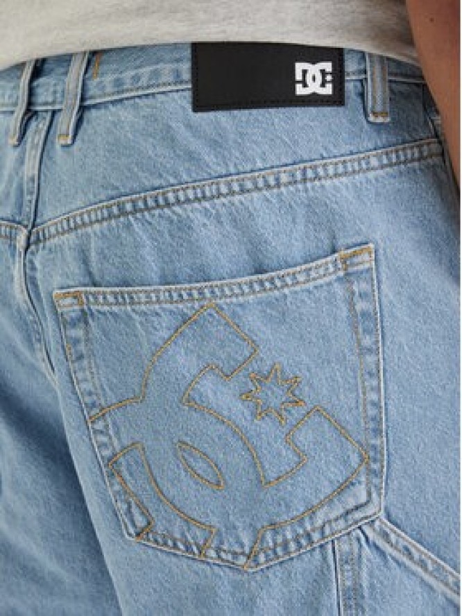 DC Shoes Szorty jeansowe EDYDS03037 Błękitny Baggy Fit