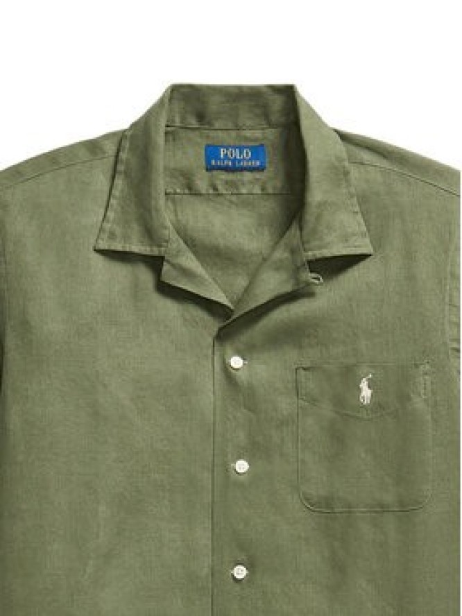 Polo Ralph Lauren Koszula 710966421501 Zielony Regular Fit