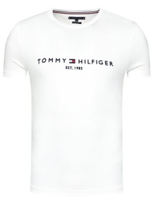 Tommy Hilfiger T-Shirt Core Logo Tee MW0MW11465 Biały Regular Fit