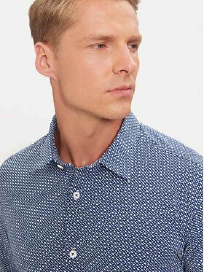 Boss Koszula Roan 50522091 Niebieski Slim Fit