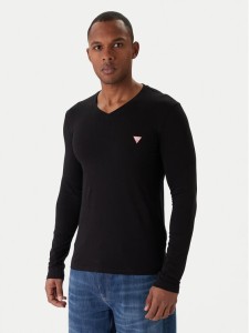 Guess Longsleeve M2YI08 J1314 Czarny Slim Fit