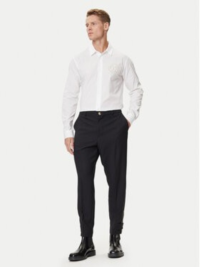 Versace Jeans Couture Koszula 79GALKS2 CN00K Biały Slim Fit