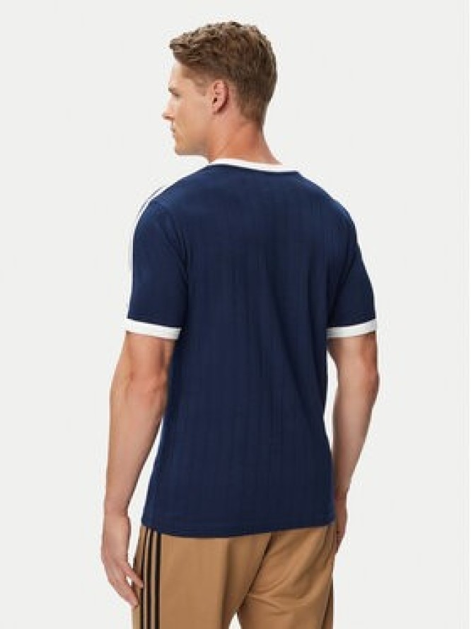 adidas T-Shirt Drop Needle 3 Stripes Tee KS7448 Granatowy Regular Fit