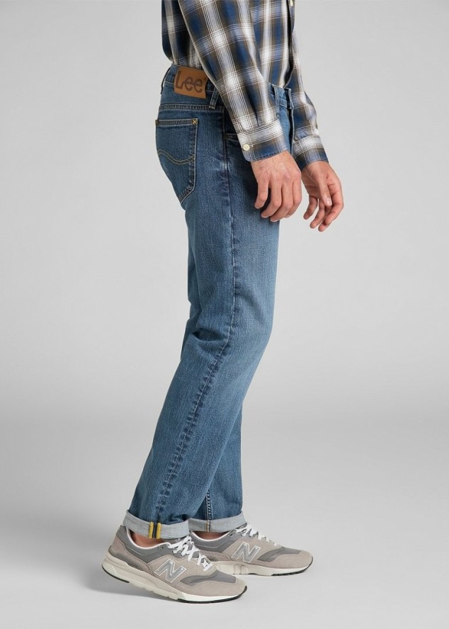 LEE RIDER MĘSKIE SPODNIE JEANSOWE MID WOODLAND L701KNHK 112140641