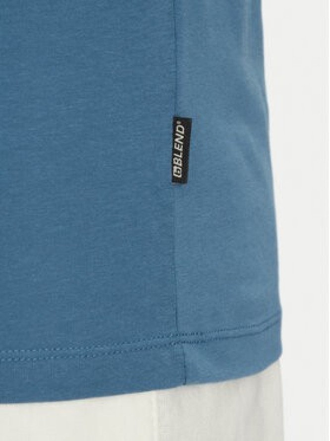 Blend T-Shirt 20718848 Turkusowy Regular Fit