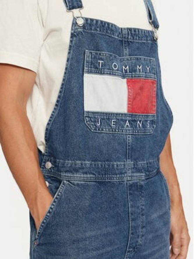 Tommy Jeans Ogrodniczki Ryan DM0DM20440 Niebieski Straight Fit