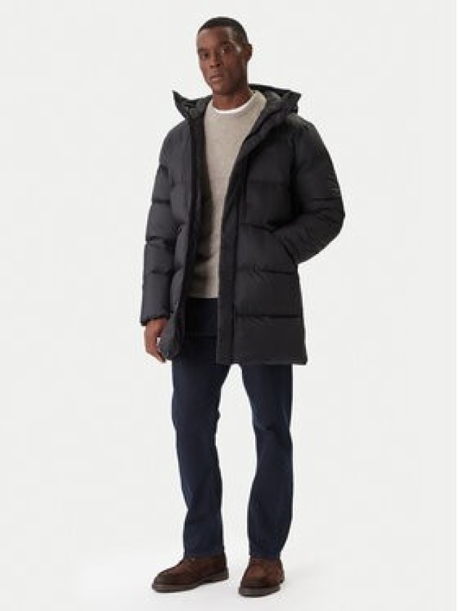 Jack Wolfskin Kurtka puchowa Icy Hill A65049 Czarny Relaxed Fit