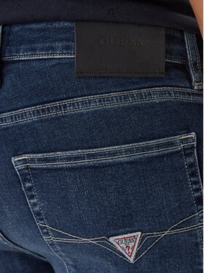 Guess Jeansy M6RAS2 D0632 Niebieski Slim Tapered Fit